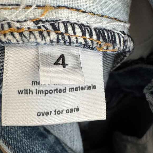 Rachel Comey Cropped Jeans with Frayed Hem, size 4 - Picture 3 of 6